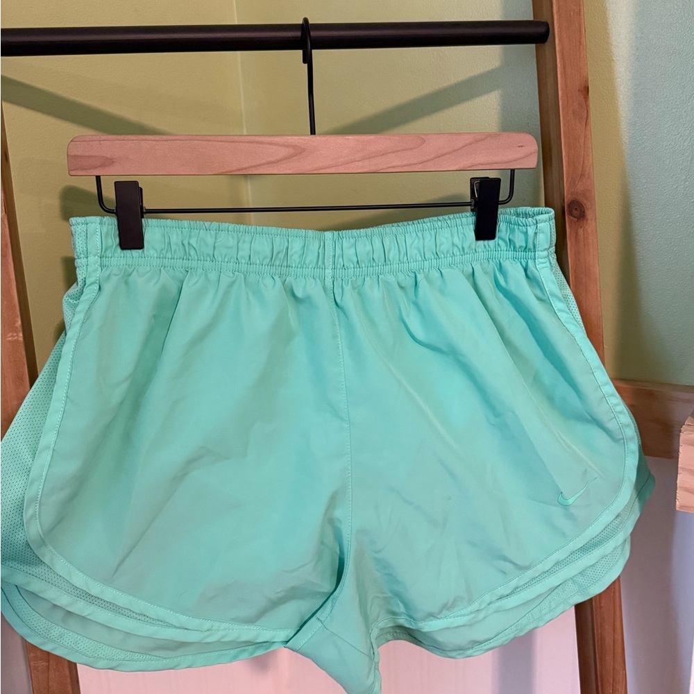 Nike Women's Light Green Athletic Shorts